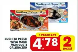 Despar Sughi di pesce wiva mare offerta