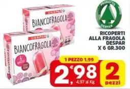 Despar Ricoperti alla fragola DESPAR offerta