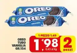 Despar Oreo tubo vaniglia offerta