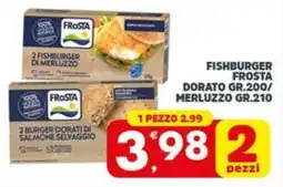 Despar Fishburger frosta dorato/ merluzzo offerta