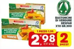 Despar Bastoncini di verdure DESPAR offerta