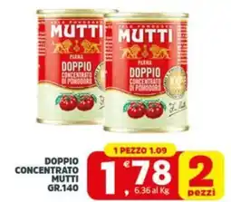 Despar Doppio concentrato MUTTI offerta