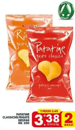 Despar Patatine classiche/rigate DESPAR offerta