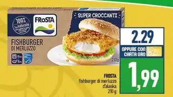 Ciro Amodio FROSTA fishburger di merluzzo d'alaska offerta