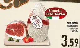 Ciro Amodio CIRO AMODIO culatta dolce stagionata all'etto offerta