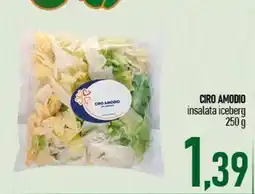 Ciro Amodio CIRO AMODIO insalata iceberg offerta