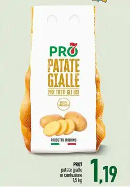 Ciro Amodio PRO7 patate gialle in confezione offerta