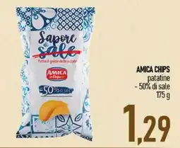 Ciro Amodio AMICA CHIPS patatine -50% di sale offerta