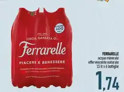 Ciro Amodio FERRARELLE acqua minerale effervescente naturale offerta
