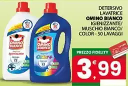 Despar Detersivo lavatrice omino bianco igienizzante/ muschio bianco/ color offerta
