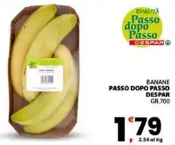 Despar Banane PASSO DOPO PASSO DESPAR offerta