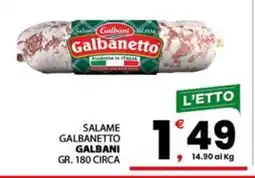 Despar Salame galbanetto GALBANI offerta