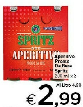 Crai Spritz aperitivo pronto da bere offerta