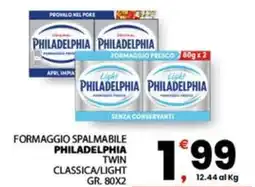 Despar Formaggio spalmabile PHILADELPHIA offerta