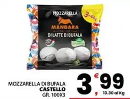 Despar Mozzarella di bufala CASTELLO offerta