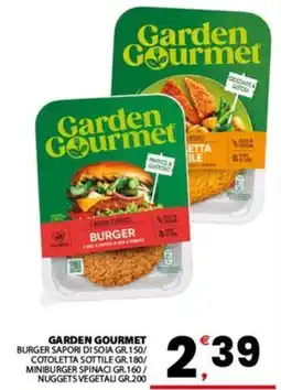 Despar Garden gourmet burger sapori di soia offerta