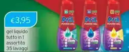Sirene Blu Pril gel liquido tutto in 1 offerta