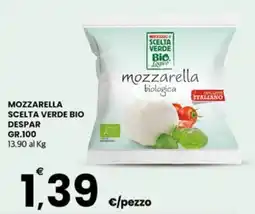 Despar Mozzarella scelta verde bio DESPAR offerta