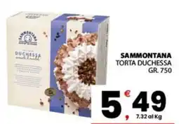 Despar Sammontana torta duchessa offerta