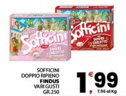 Despar Sofficini doppio ripieno FINDUS offerta
