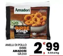 Despar Anelli di pollo birbe AMADORI offerta