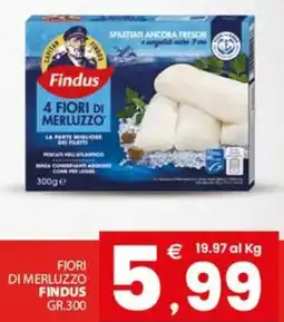 Despar Fiori di merluzzo FINDUS offerta