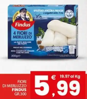 Despar Fiori di merluzzo FINDUS offerta