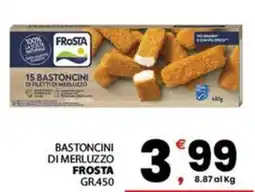 Despar Bastoncini di merluzzo FROSTA offerta