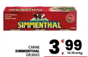Despar Carne SIMMENTHAL offerta