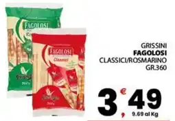 Despar Grissini fagolosi classici/rosmarino offerta