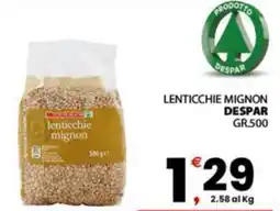 Despar Lenticchie mignon DESPAR offerta