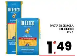 Despar Pasta di semola DE CECCO offerta
