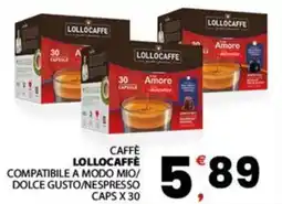 Despar Caffè lollocaffè compatibile a modo mio/ dolce gusto/nespresso caps offerta