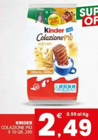 Despar Kinder colazione più offerta