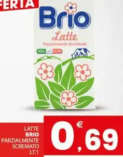 Despar Latte brio parzialmente scremato offerta