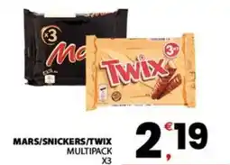 Despar Mars/snickers/twix multipack offerta