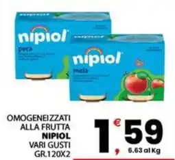 Despar Omogeneizzati alla frutta NIPIOL offerta