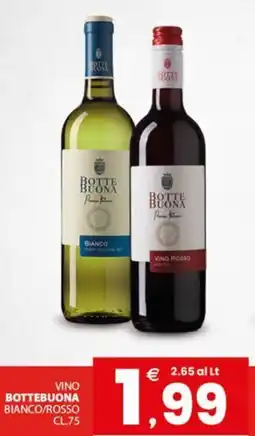 Despar Vino bottebuona bianco/rosso offerta