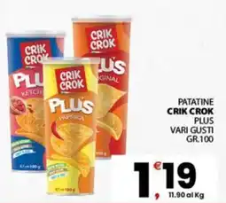 Despar Patatine crik crok plus offerta