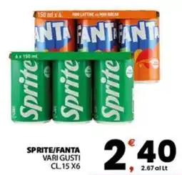 Despar Sprite/fanta offerta