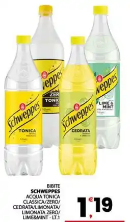 Despar Bibite schweppes acqua tonica offerta