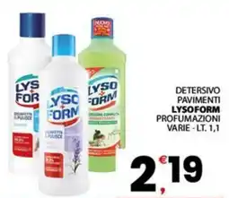 Despar Detersivo pavimenti LYSOFORM offerta