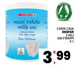 Despar Carta casa DESPAR offerta