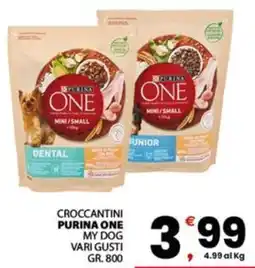 Despar Croccantini purina one my dog offerta
