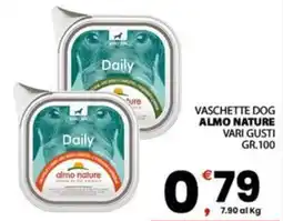 Despar Vaschette dog ALMO NATURE offerta