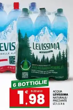 Despar Acqua levissima naturale/ frizzante offerta