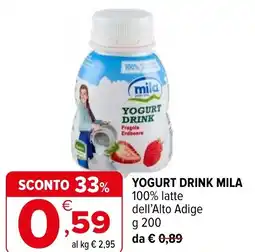 Iperal Yogurt drink MILA offerta
