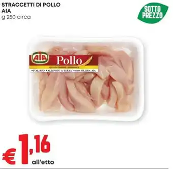 Pam Straccetti di pollo AIA offerta