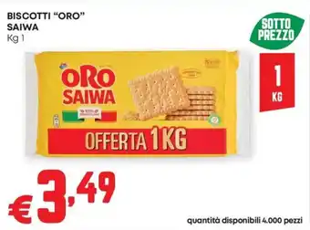 Pam Biscotti "oro" saiwa offerta