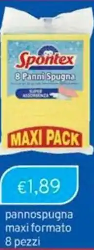 Sirene Blu Spontex pannospugna maxi formato offerta